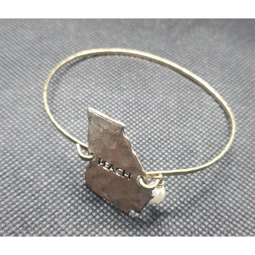 Bracelet georgia peach with pearl womens